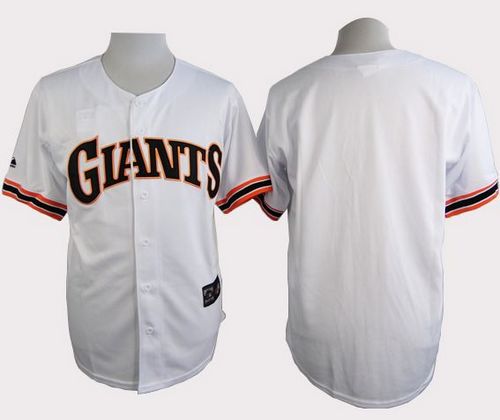 Giants Blank White 1989 Turn Back The Clock Stitched MLB Jersey